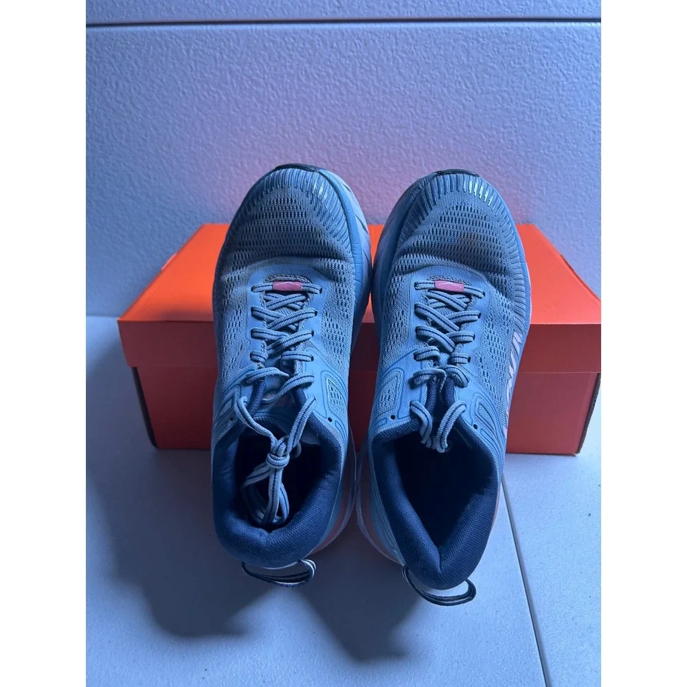 Hoka Bondi 7 Blue Fog Ombre Blue Mens 6.5 Womens 7.5 #2918